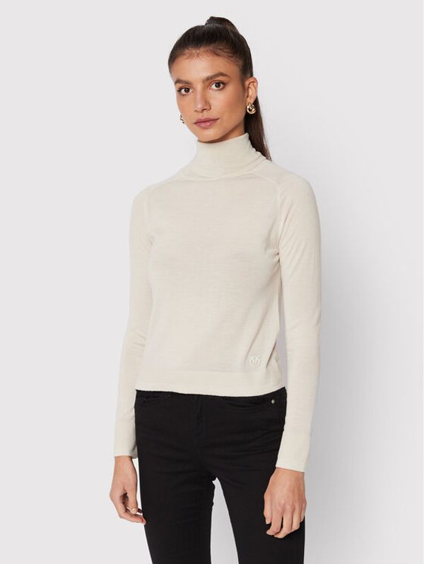 Pinko Pinko Поло Dolcevita 1G181Z A02M Бежов Regular Fit