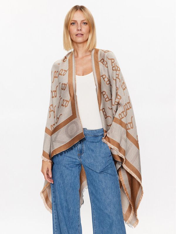 Pinko Pinko Пончо Pedante 100527 A0K6 Бежов Relaxed Fit