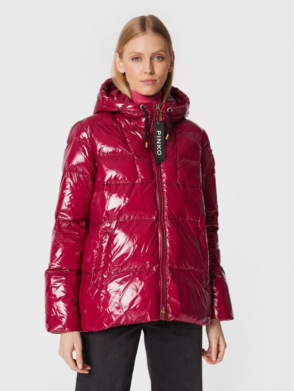 Pinko Pinko Пухено яке Eleodoro 3 1G17XF A00N Розов Regular Fit