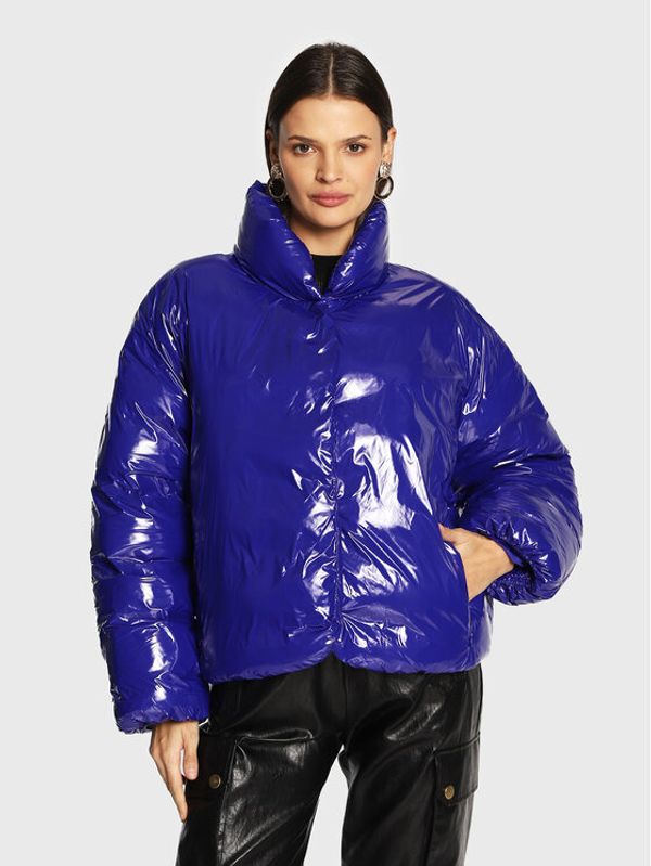 Pinko Pinko Пухено яке Ianna 1G17XH A00N Син Relaxed Fit