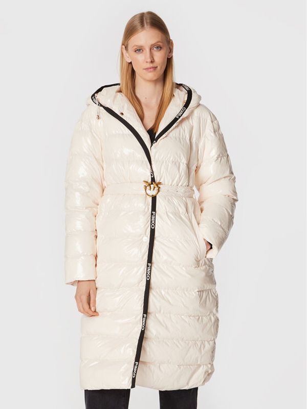 Pinko Pinko Пухено яке Ida 1G18CY A00N Розов Regular Fit