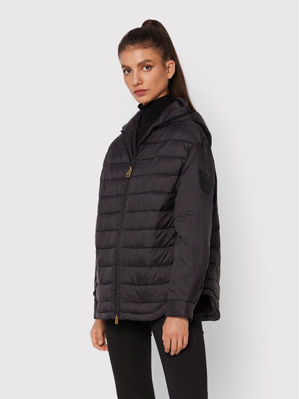 Pinko Pinko Пухено яке Orsola 1G184R Y87D Черен Relaxed Fit