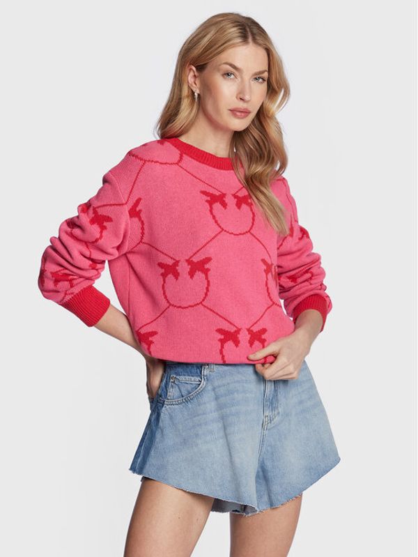 Pinko Pinko Пуловер Abbey 100304 Y7VF Розов Regular Fit