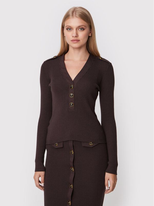 Pinko Pinko Пуловер Alexander 1G184U Y77N Кафяв Regular Fit