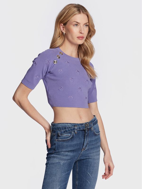 Pinko Pinko Пуловер Gijon 100136 A0PV Виолетов Regular Fit