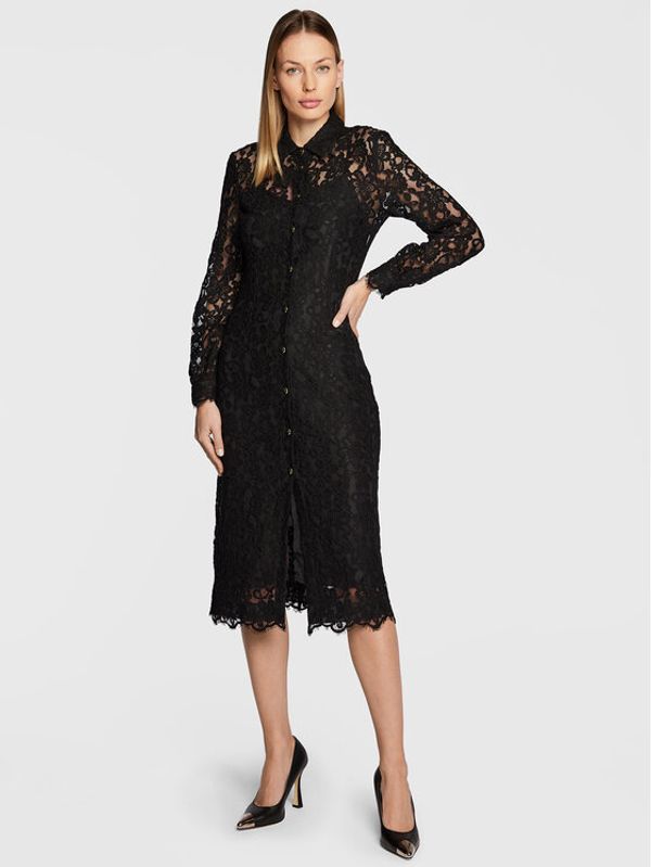 Pinko Pinko Рокля тип риза Adelita 1G18GA 4853 Черен Regular Fit