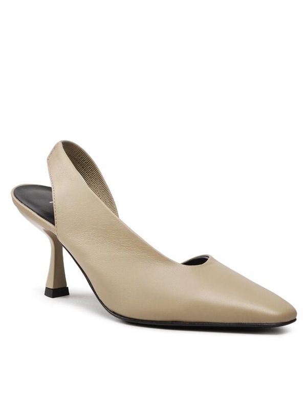 Pinko Pinko Сандали Colette Slingback PE 23 BLKS1 100669 A0N9 Бежов