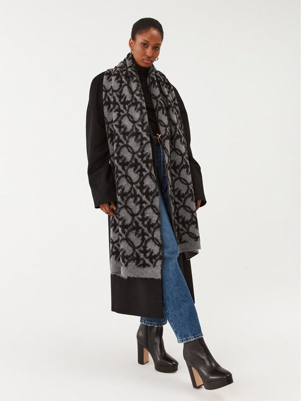 Pinko Pinko Шал Ertico AI 23-24 PPRE 101711 A14L Сив