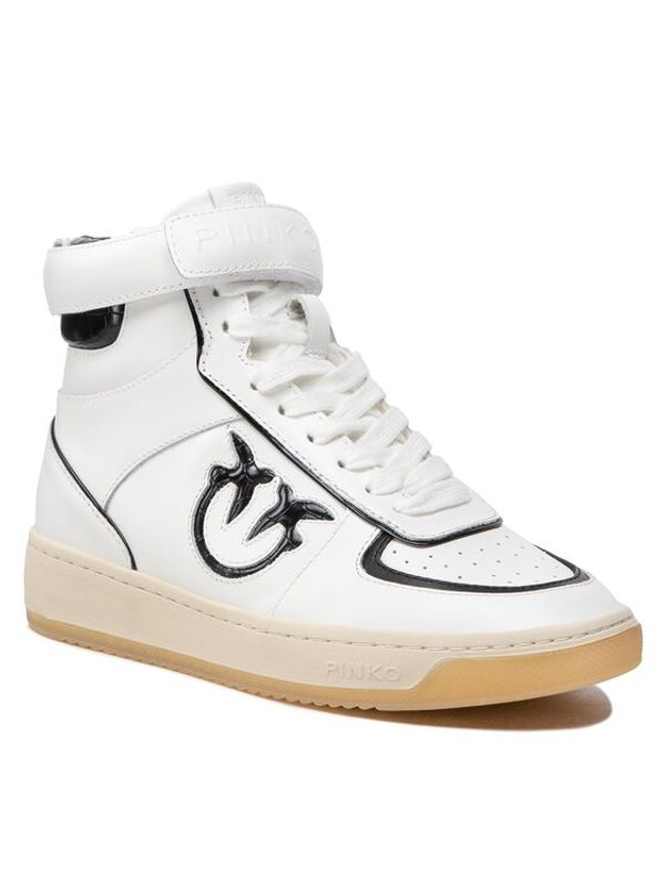 Pinko Pinko Сникърси Lorena Basket Hi Sneaker AI 22-23 BLKS1 1H214S A08S Бял