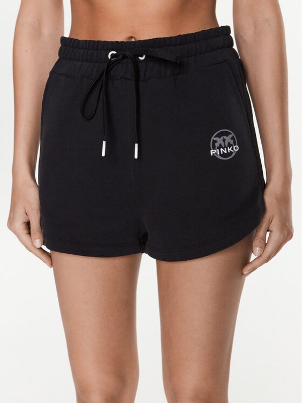 Pinko Pinko Спортни шорти Sbarazzino 100689 A0KN Черен Regular Fit