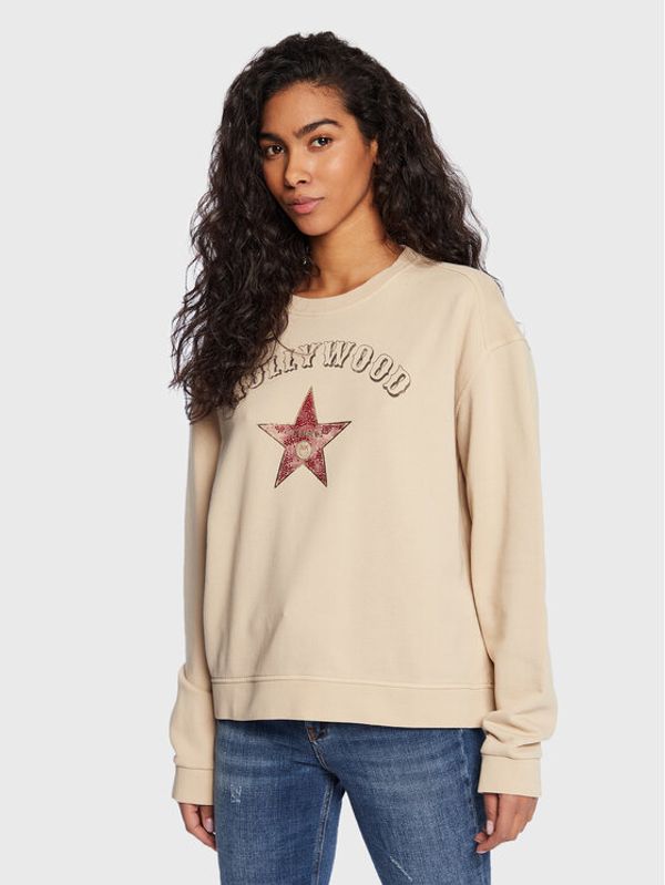 Pinko Pinko Суитшърт 100352 A0L6 Бежов Relaxed Fit