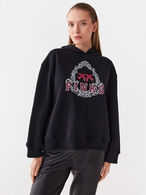 Pinko Pinko Суитшърт 101767 A13M Черен Regular Fit