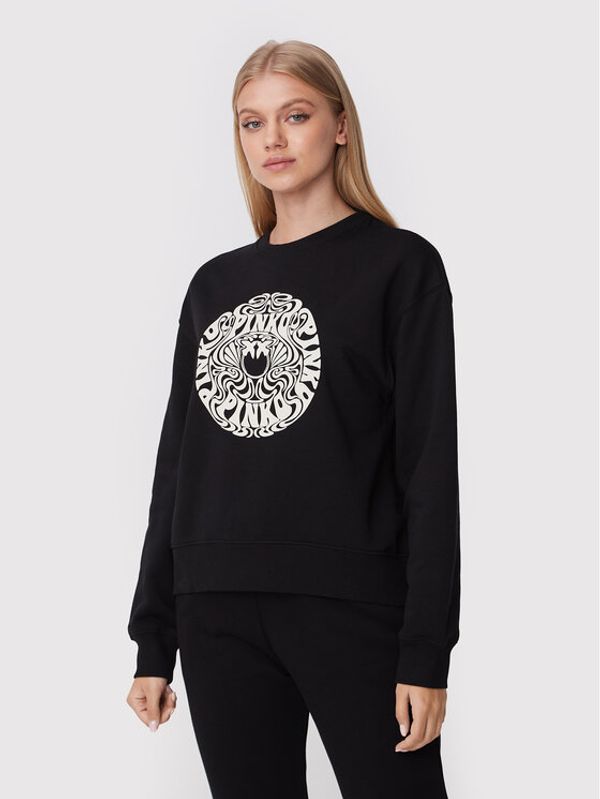 Pinko Pinko Суитшърт Abetone 3 1G186G Y54B Черен Regular Fit