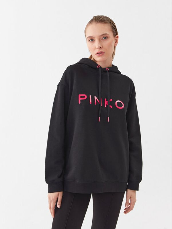 Pinko Pinko Суитшърт Skype 101685 A163 Черен Relaxed Fit