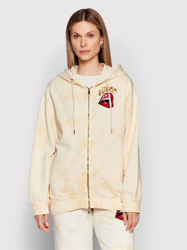 Pinko Pinko Суитшърт Zerba 1G178R Y7Y5 Бежов Relaxed Fit