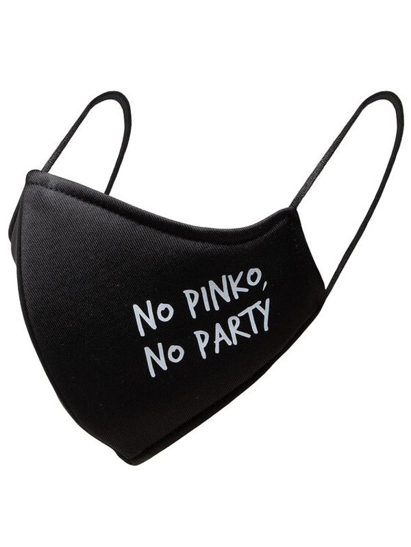 Pinko Pinko Текстилна маска Geodesia Mask Neoprene Leggero 20211 PRR 1N20DA.Y7RD Черен