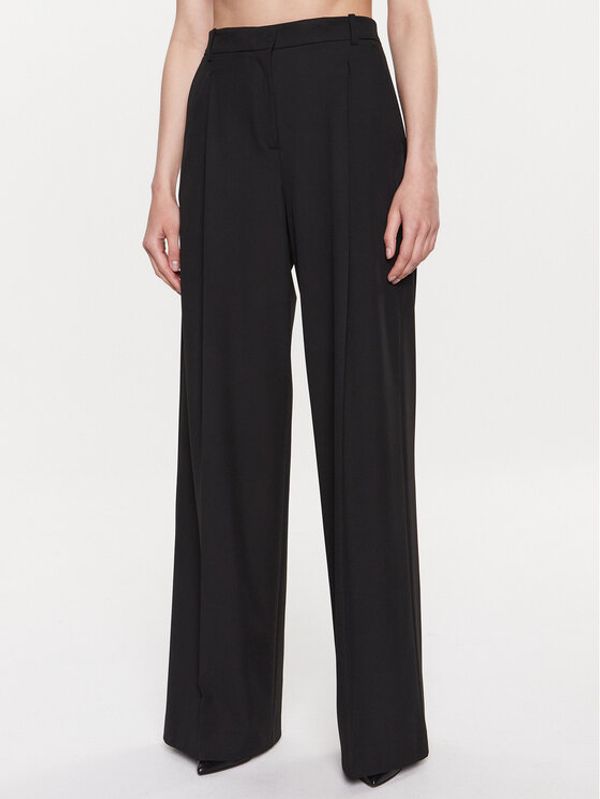 Pinko Pinko Текстилни панталони 100157 A0HO Черен Relaxed Fit