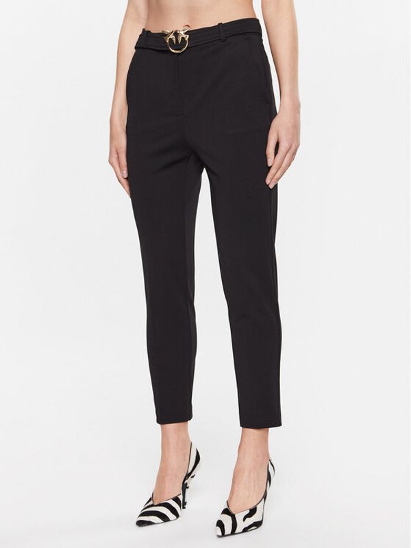 Pinko Pinko Текстилни панталони 100309 A0KD Черен Regular Fit