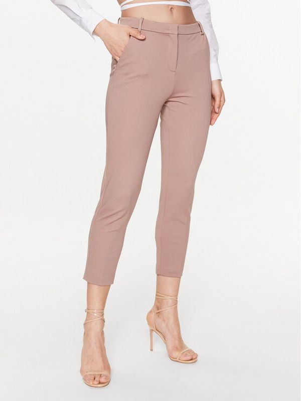 Pinko Pinko Текстилни панталони Bello 100155 A0HM Кафяв Regular Fit