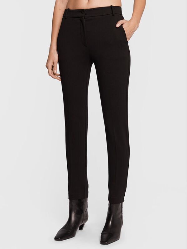 Pinko Pinko Текстилни панталони Bello 1G17VM 1739 Черен Slim Fit