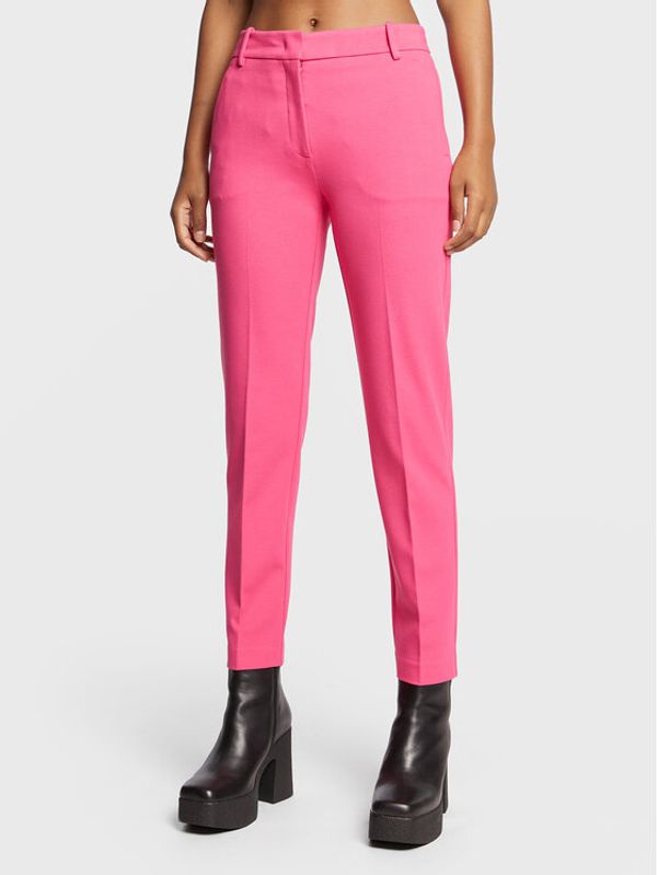 Pinko Pinko Текстилни панталони Bello 1G17VM 1739 Розов Slim Fit