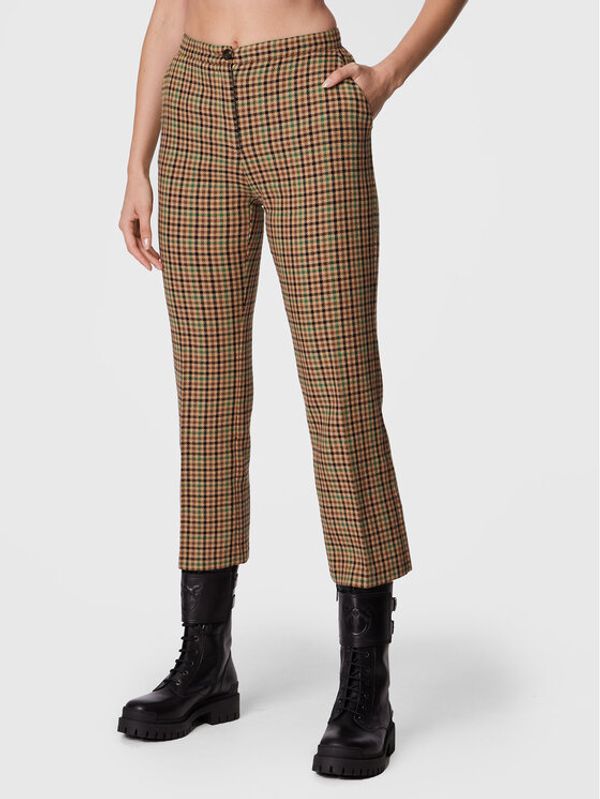 Pinko Pinko Текстилни панталони Gaio 1G1835 A07Q Бежов Slim Fit