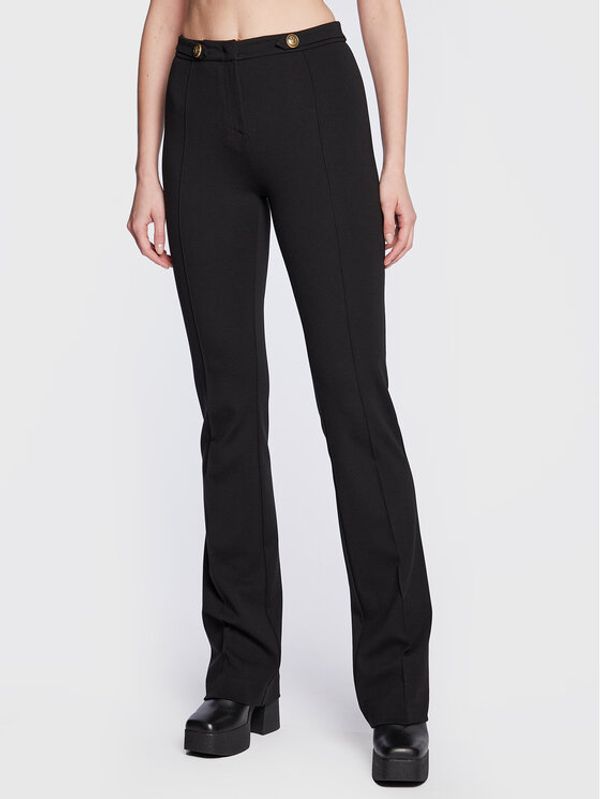 Pinko Pinko Текстилни панталони Hulk 1G17X4 1739 Черен Slim Fit