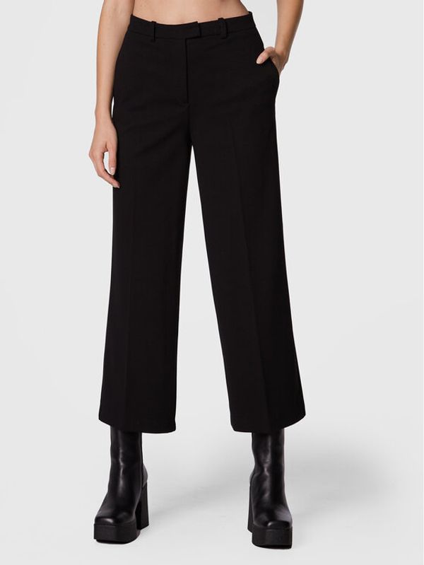 Pinko Pinko Текстилни панталони Pei 1G1896 1739 Черен Relaxed Fit