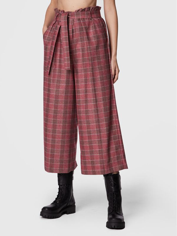 Pinko Pinko Текстилни панталони Pupa 1G18GS A07P Розов Relaxed Fit