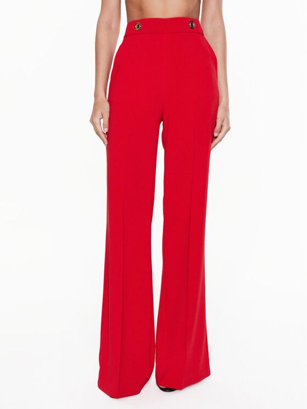Pinko Pinko Текстилни панталони Sbozzare 100055 7624 Червен Regular Fit