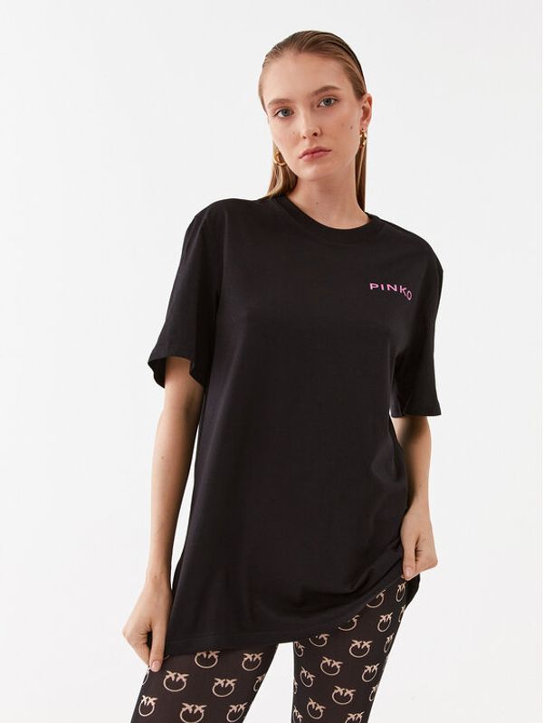 Pinko Pinko Тишърт 101704 A13K Черен Relaxed Fit
