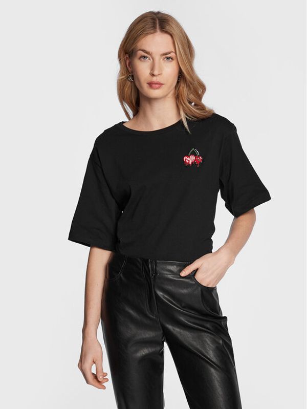 Pinko Pinko Тишърт Docile 101125 A0U1 Черен Regular Fit