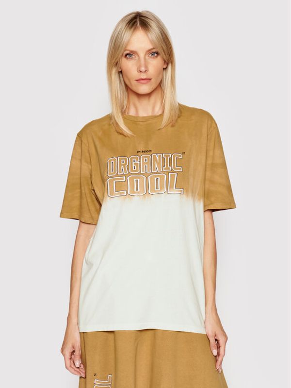 Pinko Pinko Тишърт Pediatria 1N1383 Y7PK Бял Regular Fit