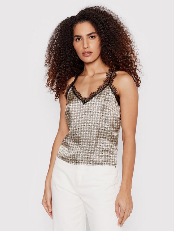 Pinko Pinko топ 1G17LA Y7WD Бежов Regular Fit