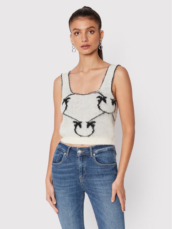 Pinko Pinko топ Laurie 1G17WV A007 Бежов Regular Fit