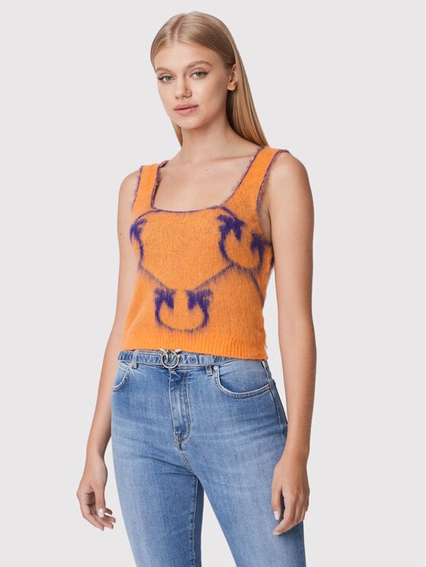 Pinko Pinko топ Laurie 1G17WV A007 Оранжев Regular Fit