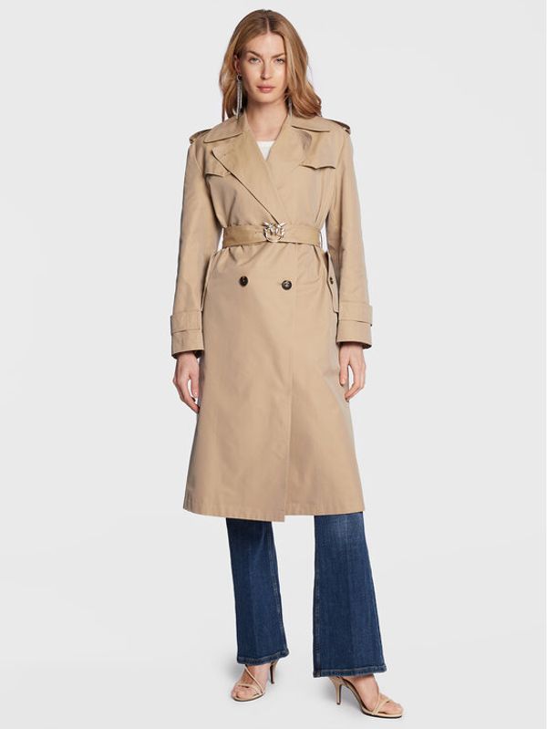 Pinko Pinko Тренч 100234 A0IQ Бежов Regular Fit