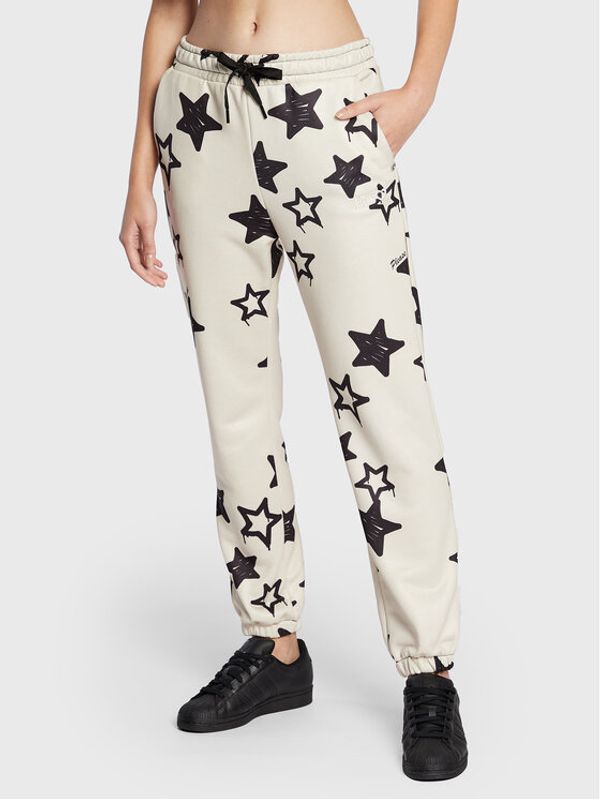 Please Please Долнище анцуг P1FMBCT000 Бежов Regular Fit