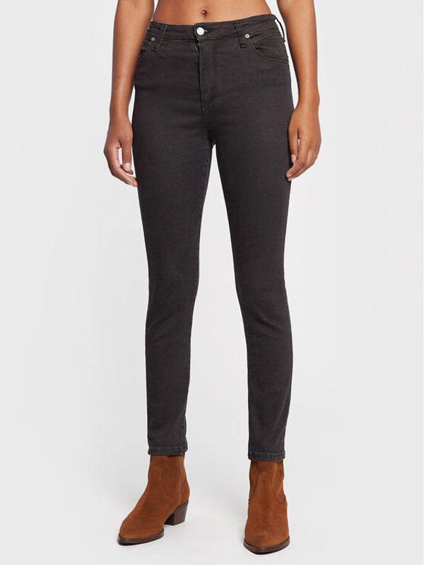 Please Please Дънки P0SAAZWPAC Черен Skinny Fit