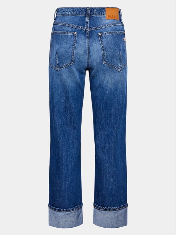 Please Please Дънки P2PREH0EOV Тъмносин Regular Fit