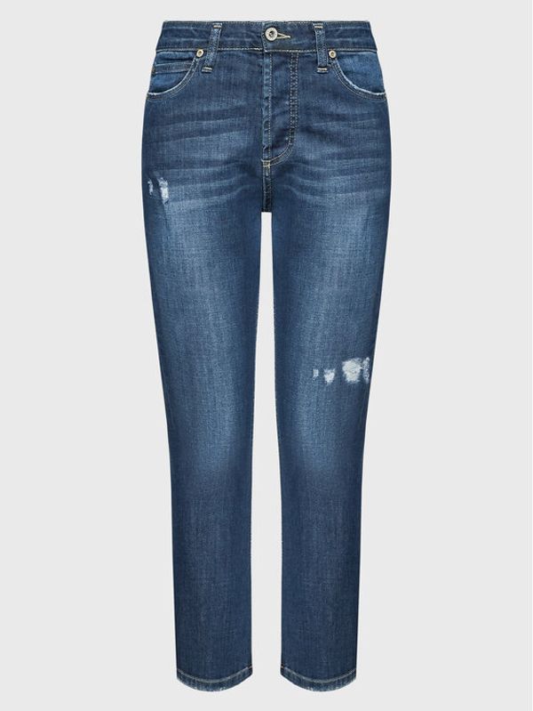 Please Please Дънки P66MBQ2NGR Тъмносин Slim Fit