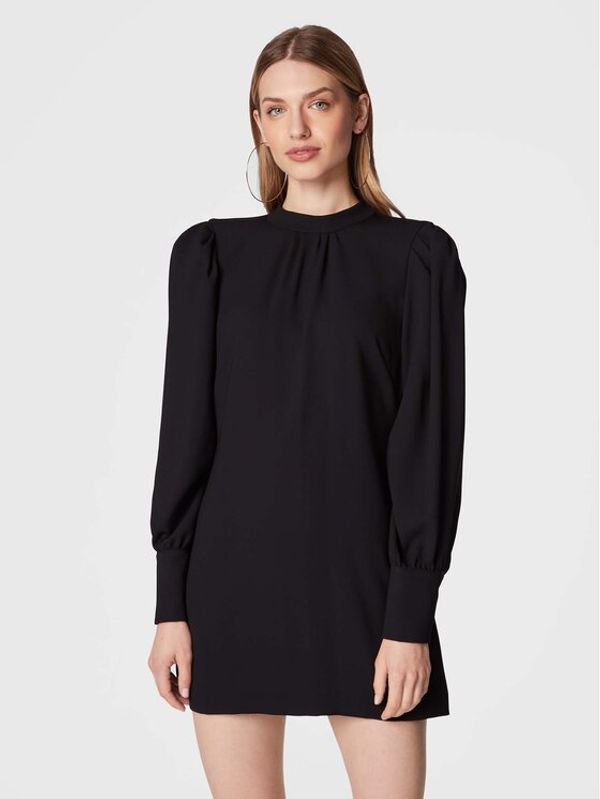 Please Please Коктейлна рокля A1CYNW0000 Черен Regular Fit