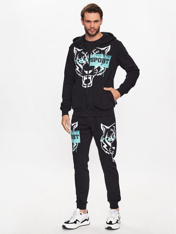 Plein Sport Plein Sport Анцуг Tiger SACC MJJ0510 SJO001N Черен Regular Fit