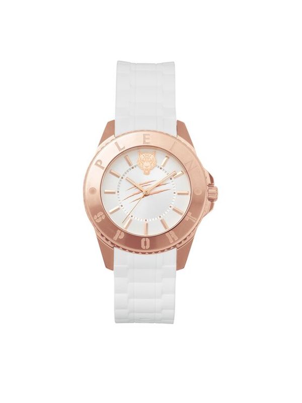 Plein Sport Plein Sport Часовник Glam PSKBA0423 Бял