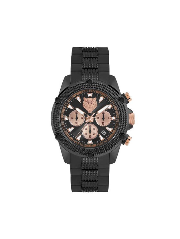 Plein Sport Plein Sport Часовник Hurricane PSDBA0323 Черен