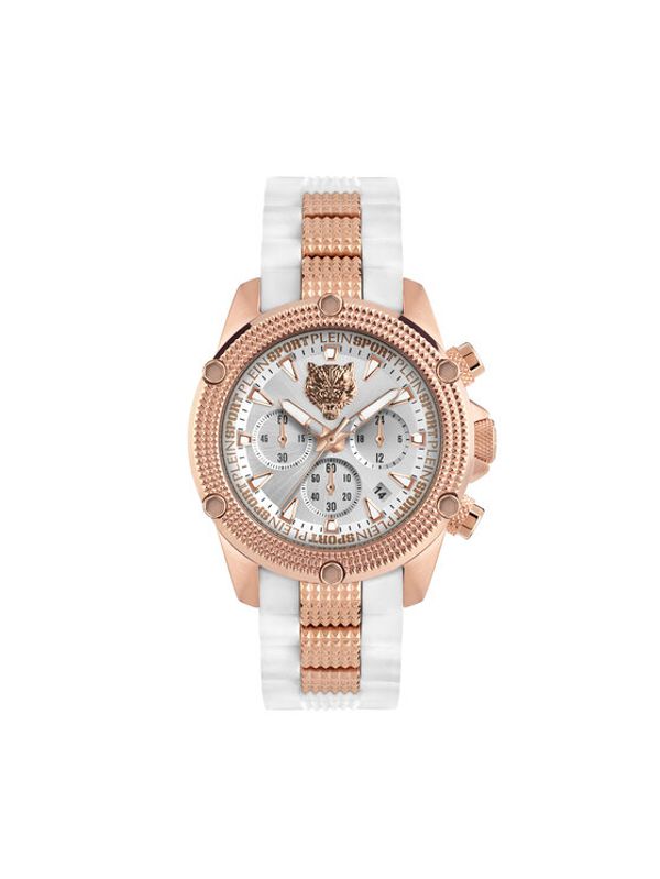 Plein Sport Plein Sport Часовник Hurricane PSDBA0723 Бял