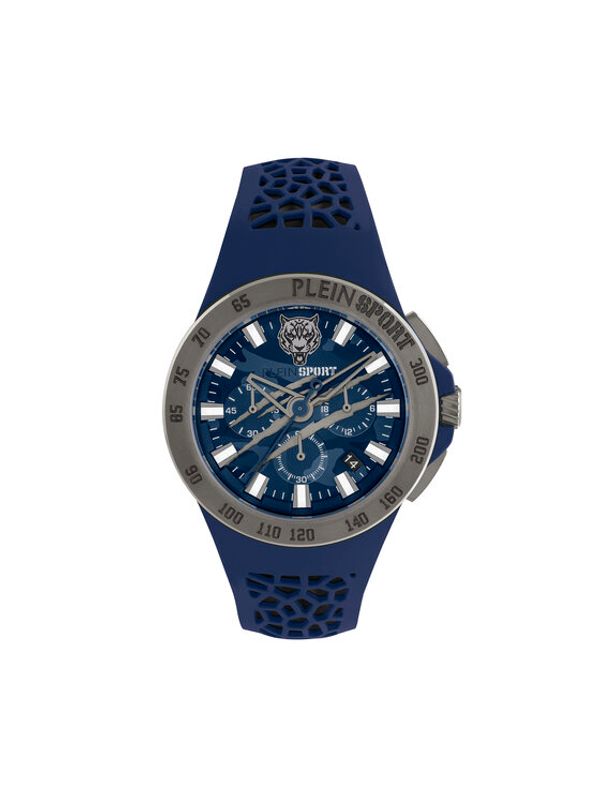 Plein Sport Plein Sport Часовник Thunderstorm Chrono PSABA0223 Син