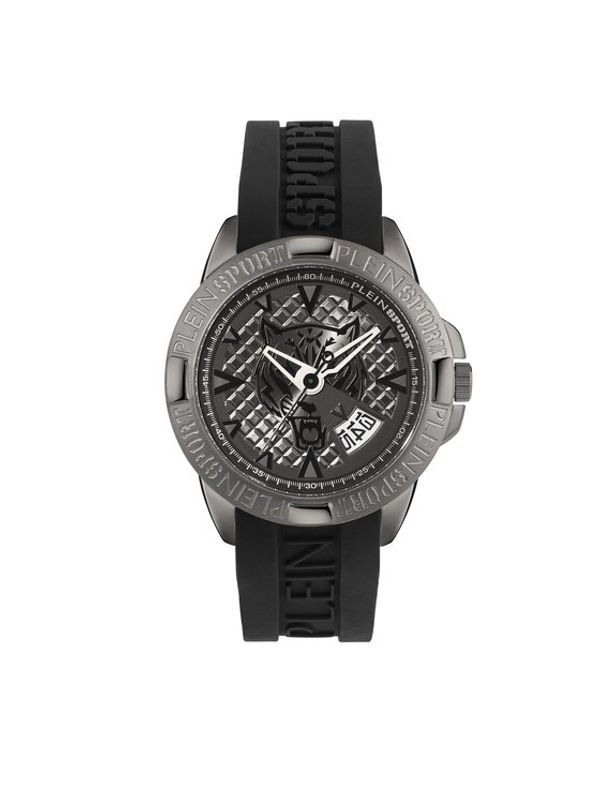 Plein Sport Plein Sport Часовник Touchdown PSFBA0823 Черен