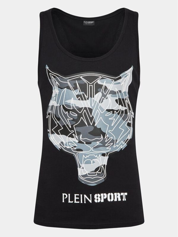 Plein Sport Plein Sport Мъжки топ Tiger PACC MTK6335 SJY001N Черен Regular Fit