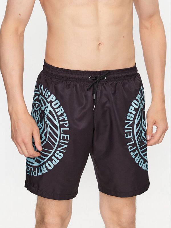 Plein Sport Plein Sport Плувни шорти Tiger SACC MMX0050 SXV005N Черен Regular Fit